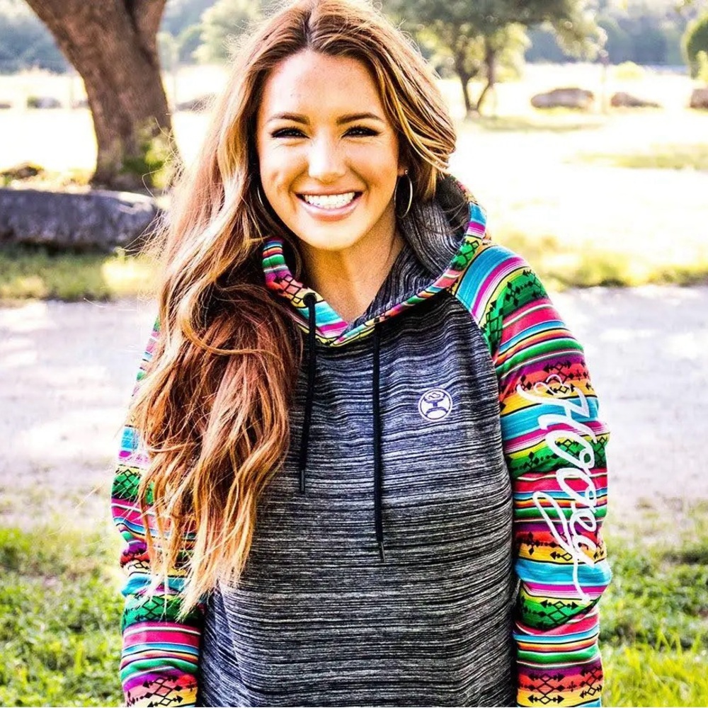 Hooey Saldo Southwestern Space Dye Hoodie